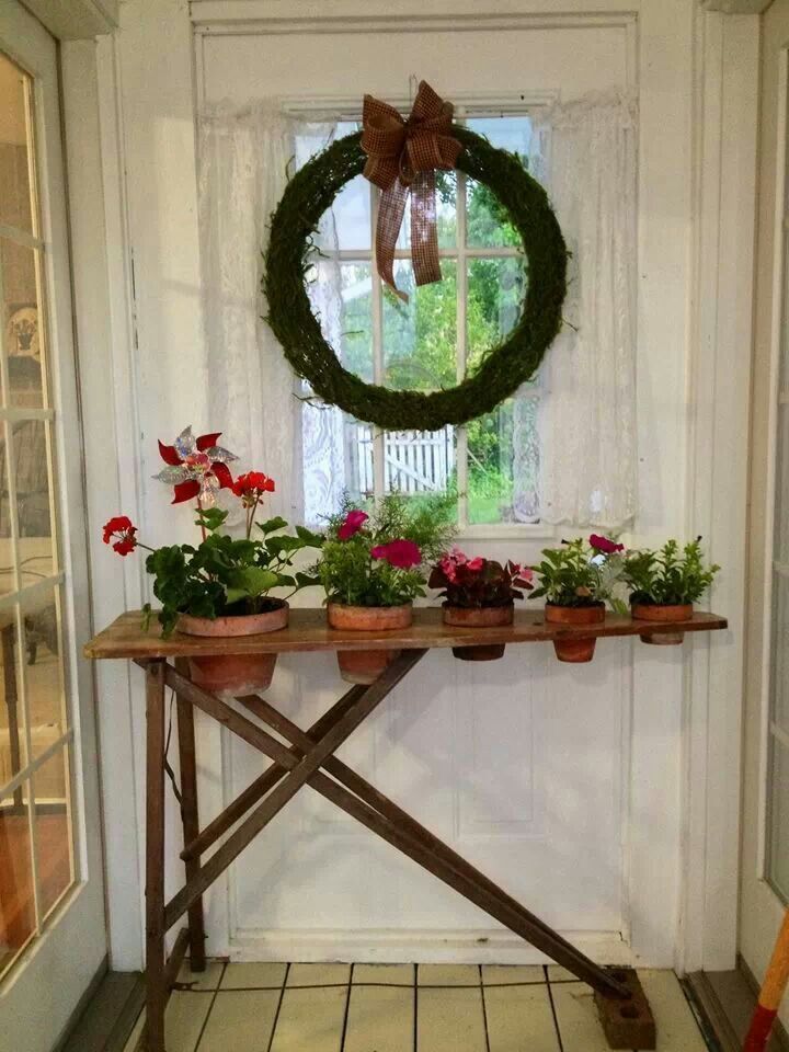 Turn a Vintage Ironing Board into a Stunningly Useful Table