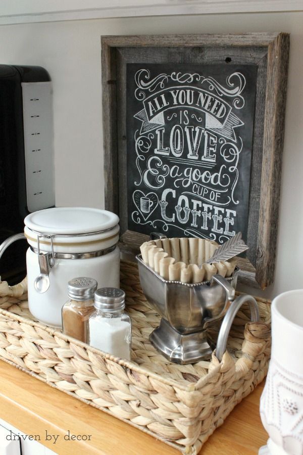 kitchen basket coffee