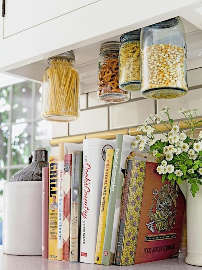 kitchen hanging jars