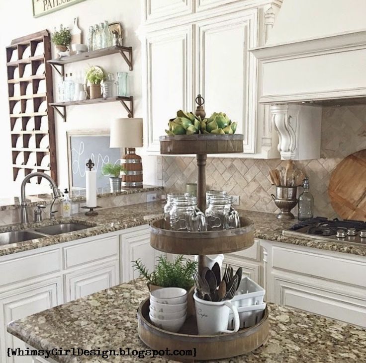 How to Create a Dazzling Tiered Tray for your Kitchen Counter