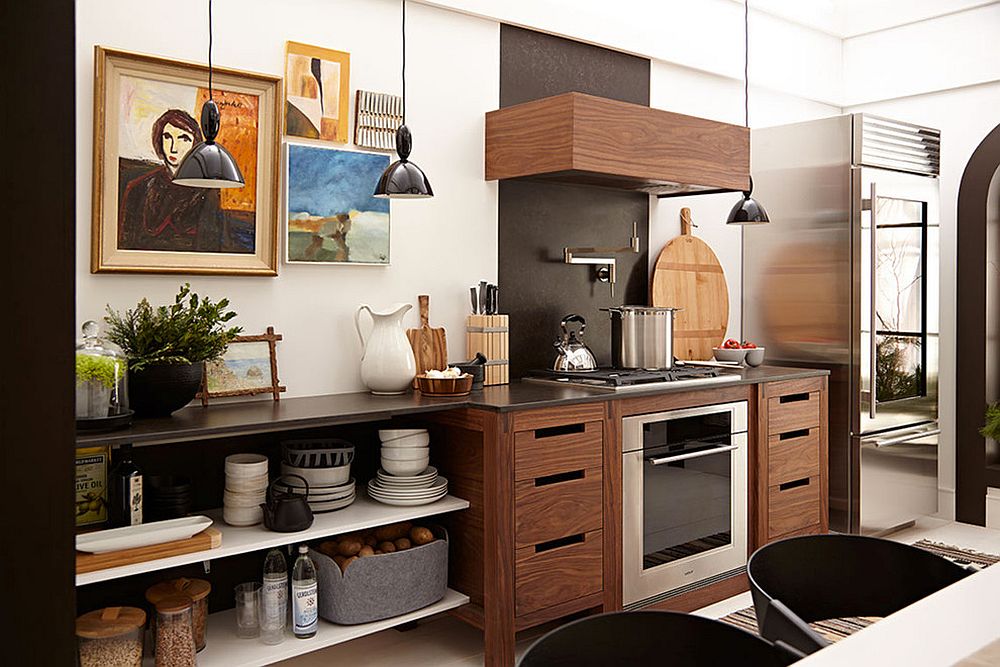 A fusion of Scandinavian style and New York charm for the trendy kitchen [Design: Susan Serra]