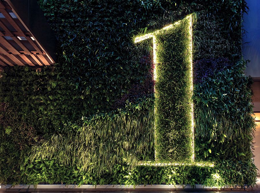 A hint of greenery at the 1 Hotel South Beach