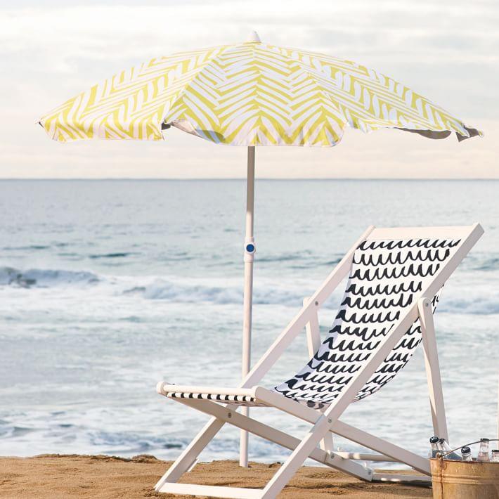 Beach umbrella from West Elm