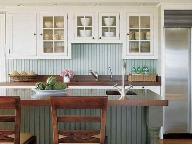 Beadboard Backsplash Cottage 