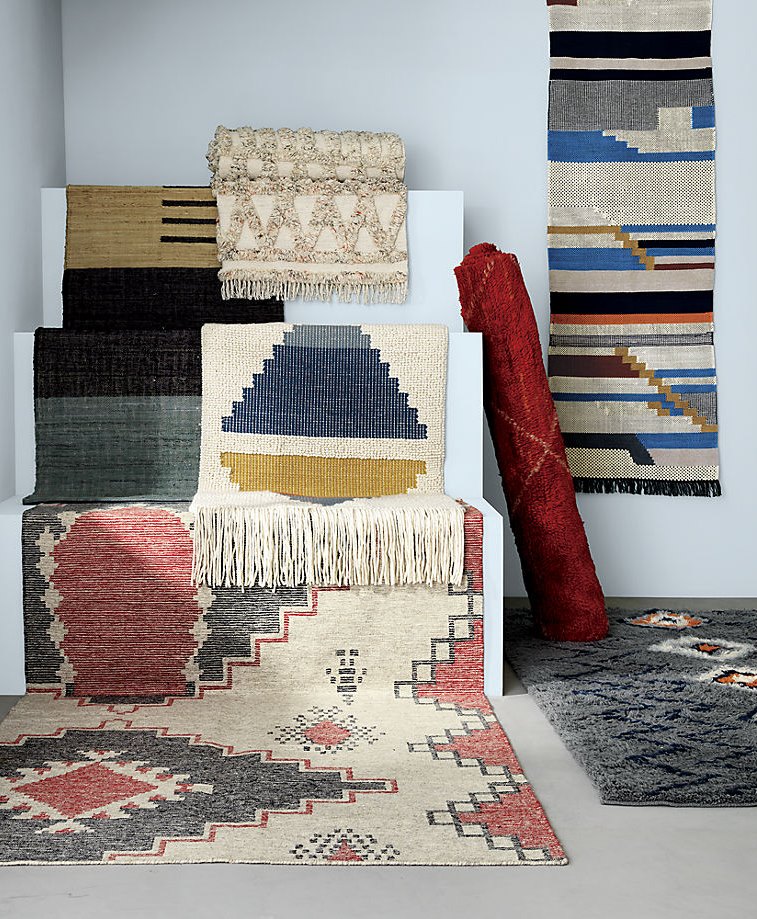 Boho rugs from CB2