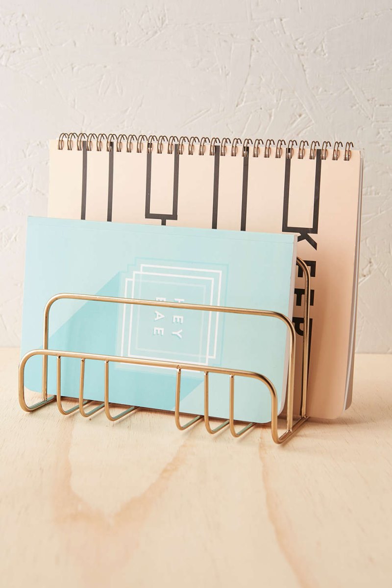 Brass letter holder from Urban Outfitters