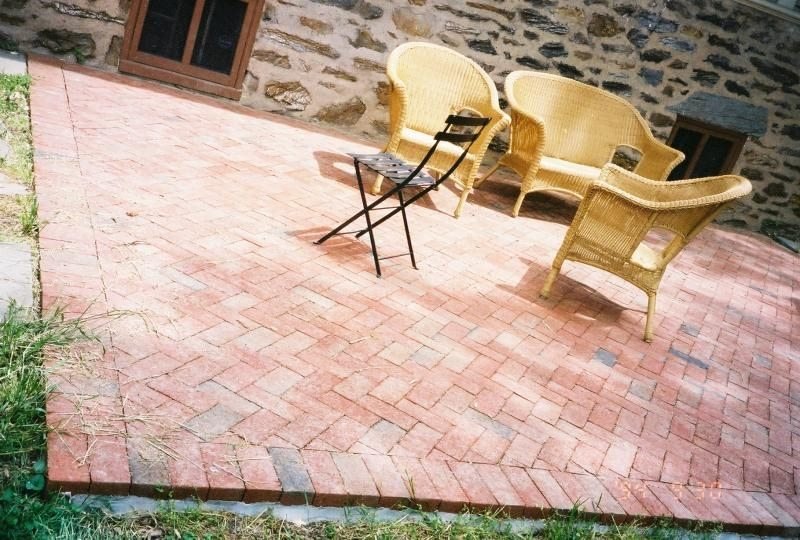 Brick paver patio DIY from eHow