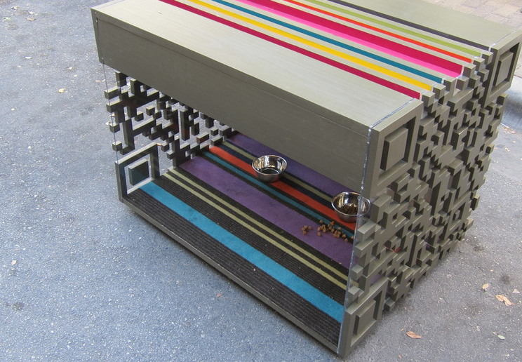 Ingenious doghouse inspired by QR Codes