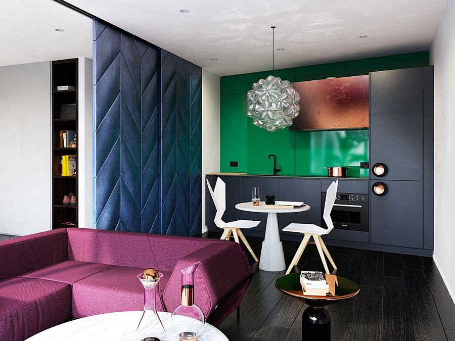 Dynamic interiors of the London home with color and creativity
