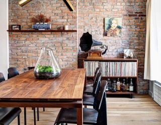 1890s Brooklyn Home with Brick Walls Gets a Modern Renovation