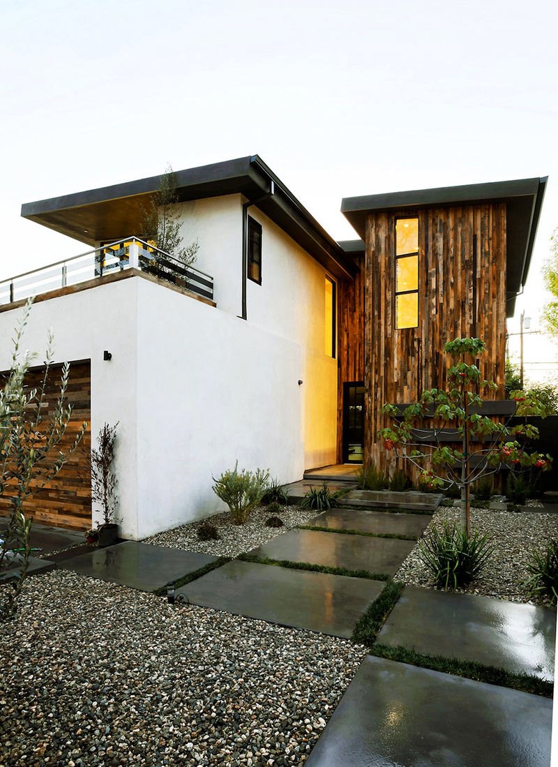 Japanese-style home with a rustic modern feel