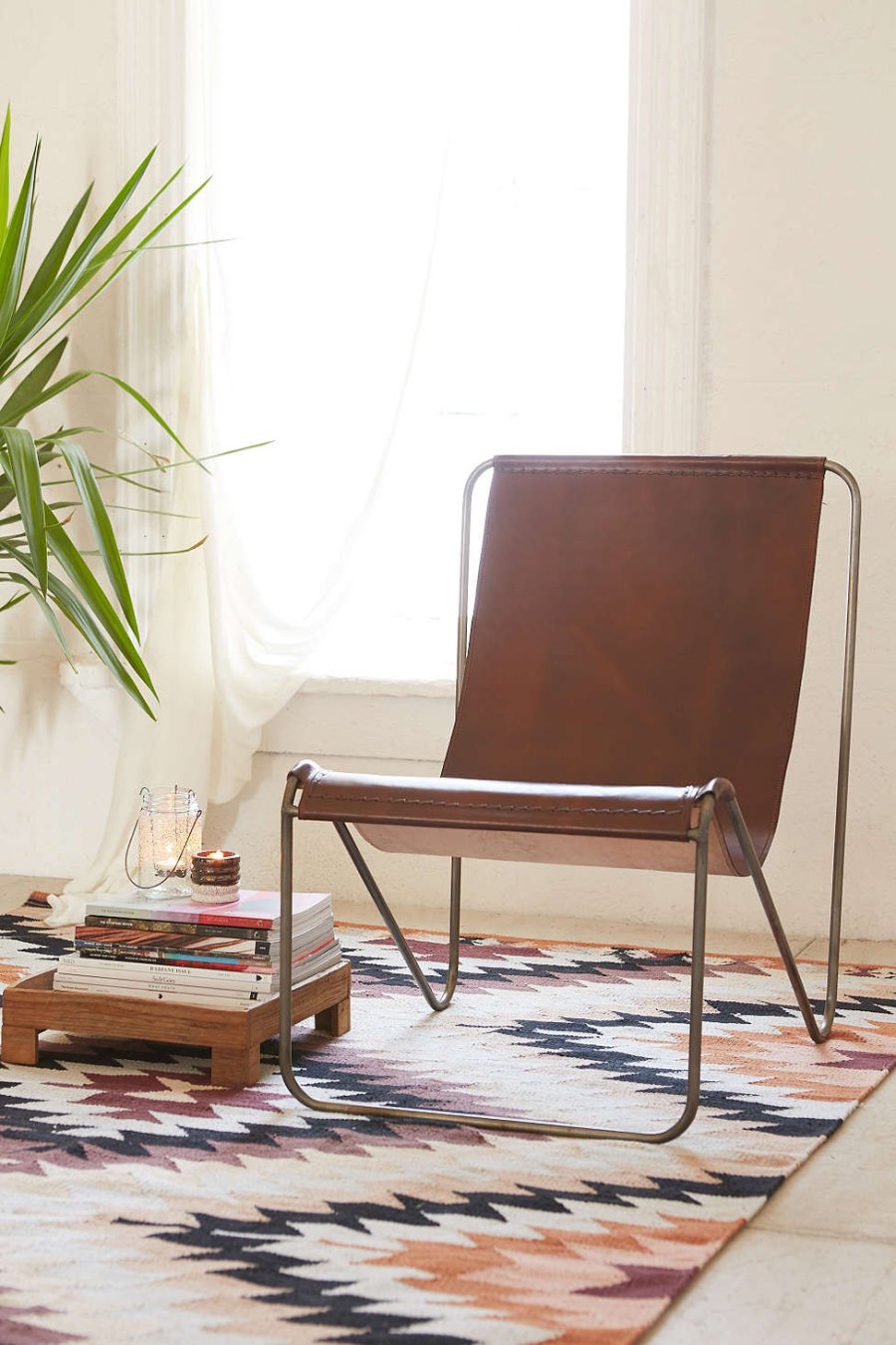 Leather sling chair from Urban Outfitters