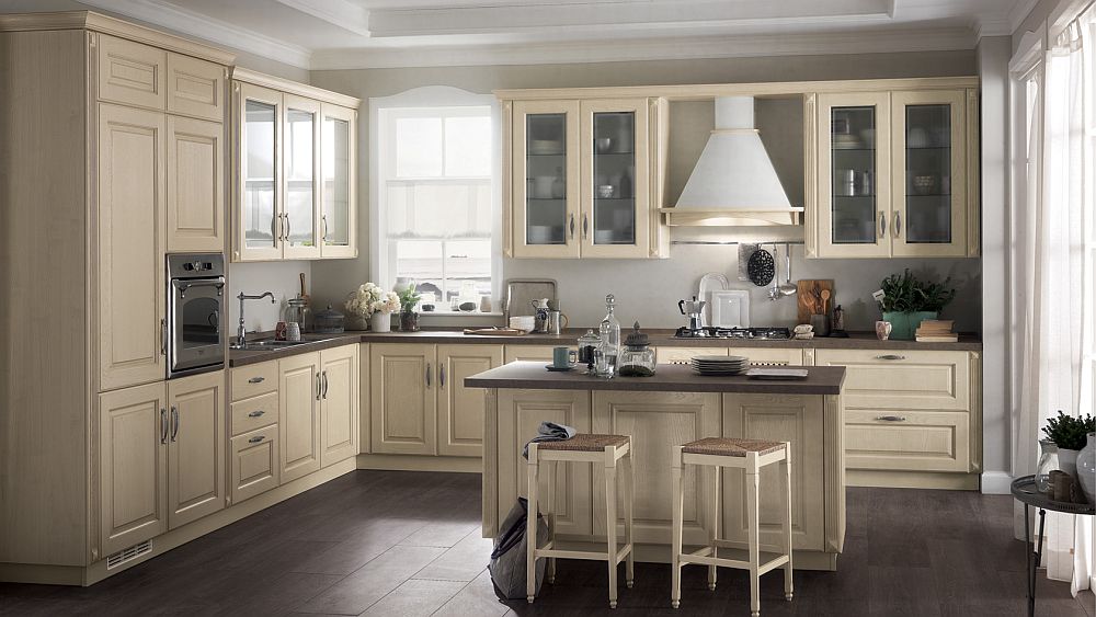 Madeleine combines classic Ialian kitchen design with contemporary ambiance