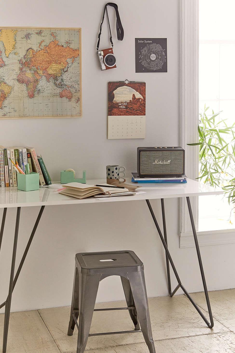 Metal desk from Urban Outfitters