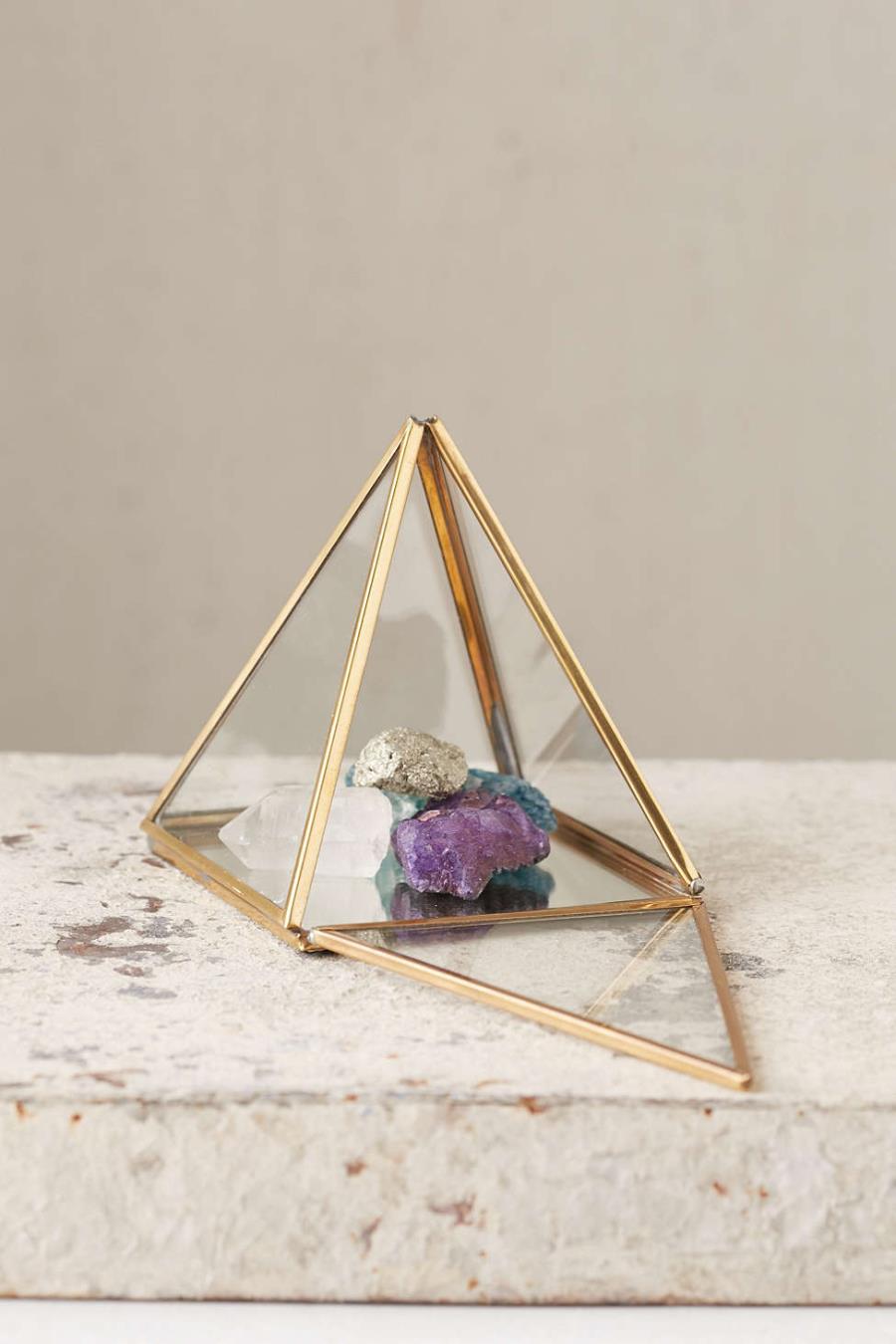 Metal pyramid box from Urban Outfitters