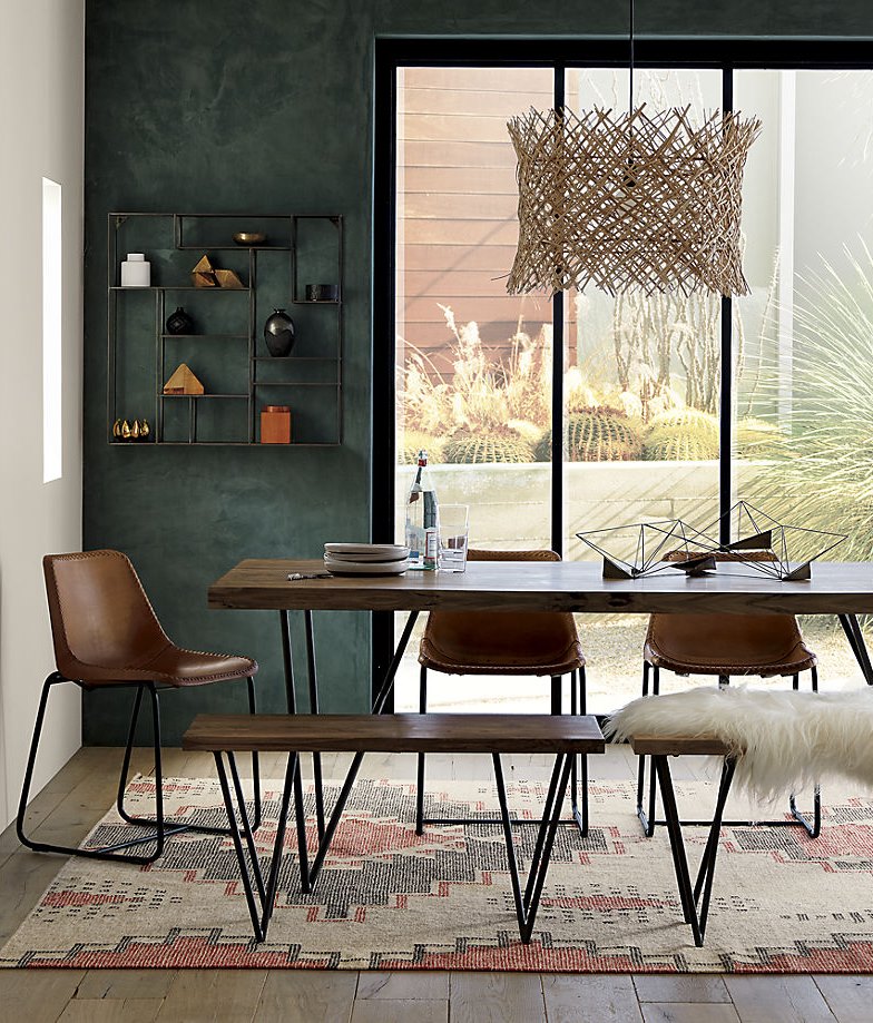 Modern Boho dining room from CB2