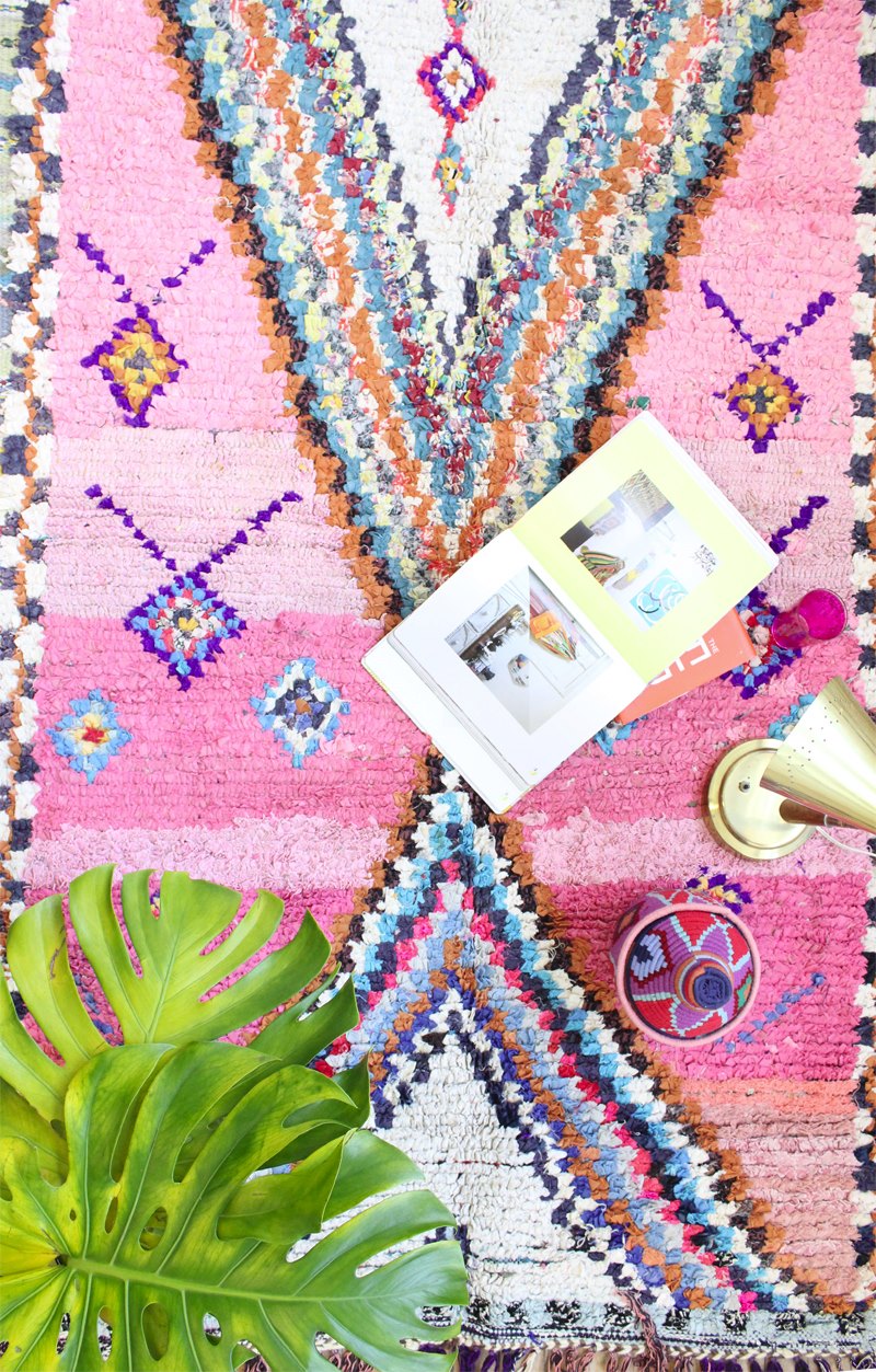 Modern Boho rug from Baba Souk