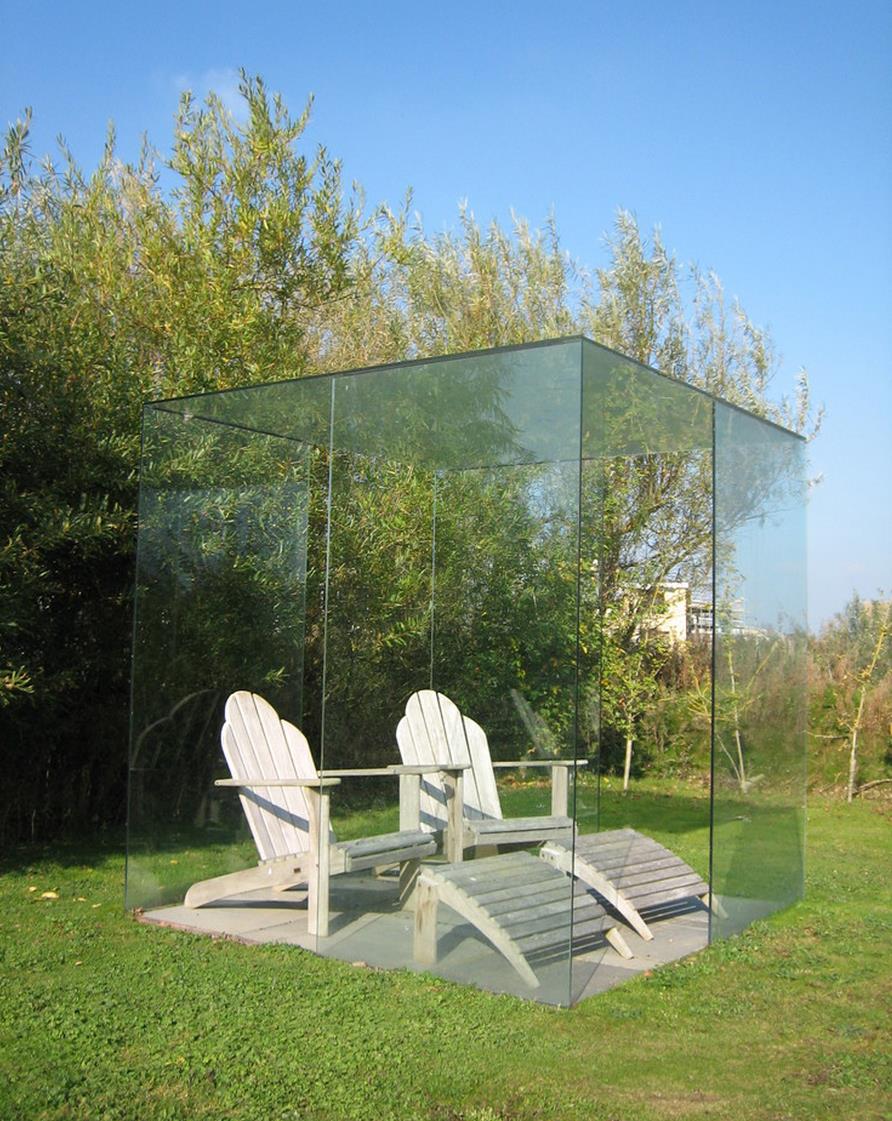 Modern garden gazebo