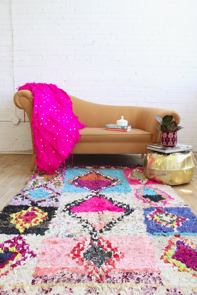 Neon Boho rug from Baba Souk