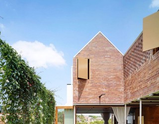 Christian Street House: Brick Walls and High Gables for This Modern Home