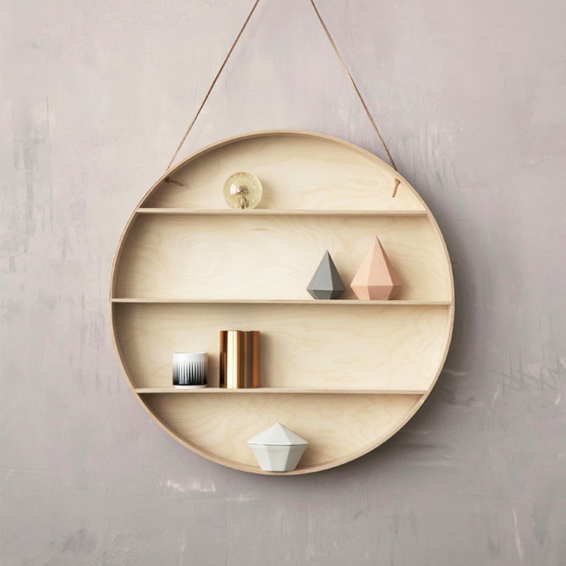 Round shelf from ferm LIVING