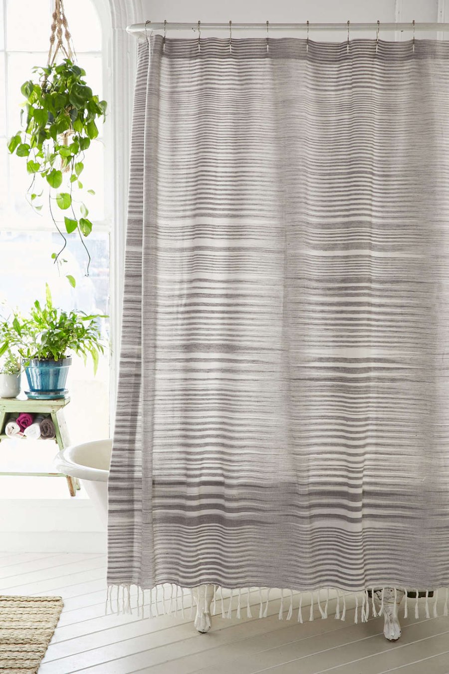 Striped Boho Modern shower curtain from Urban Outfitters