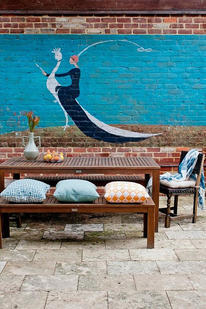 Taking your love for wall art outdoors! [Design: Etica Studio]