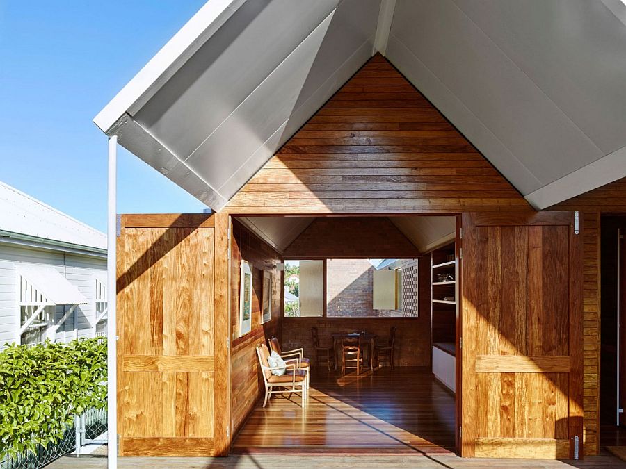 Timber used to shape the unique interior of the Aussie home