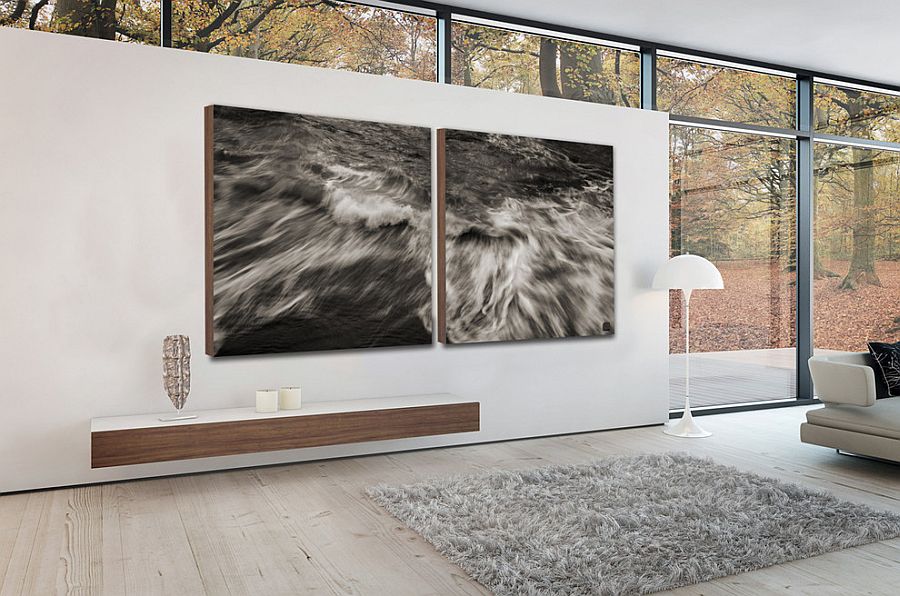 Turn to black and white wall art to create monochromatic magic