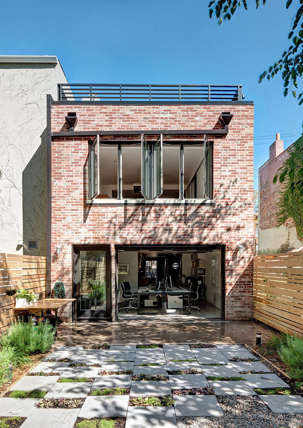 Renovated 1890s Brooklyn Home With Brick Walls By Gradient Design Studio