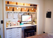 15 Closets Turned Into Space Saving Office Nooks