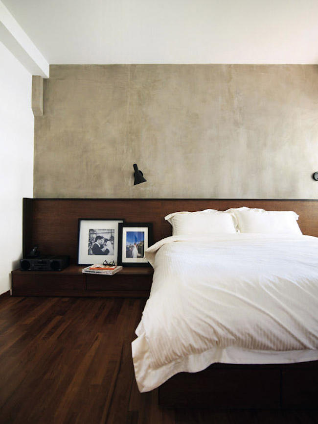 Minimal modern bedroom design