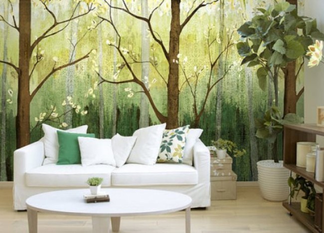 15 Impressive Wall Mural Ideas That Bring The Outdoors In 