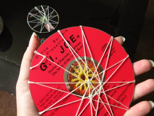Craft your own CD wind chime