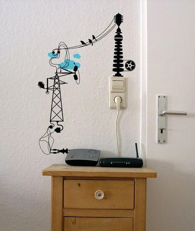 Creative Ideas: How To Hide Wires and Cords