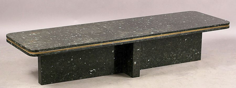 1950s granite coffee table from 1stdibs