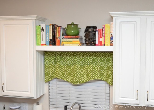 15 Unique Kitchen Ideas For Storing Cookbooks Decoist   A Floating Shelf To Store Books And Accessories 650x467 