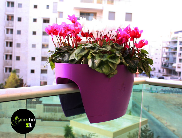 Add some color to any small balcony