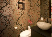Asian-flair-in-a-bathroom-with-cherry-blossom-wallpaper-217x155