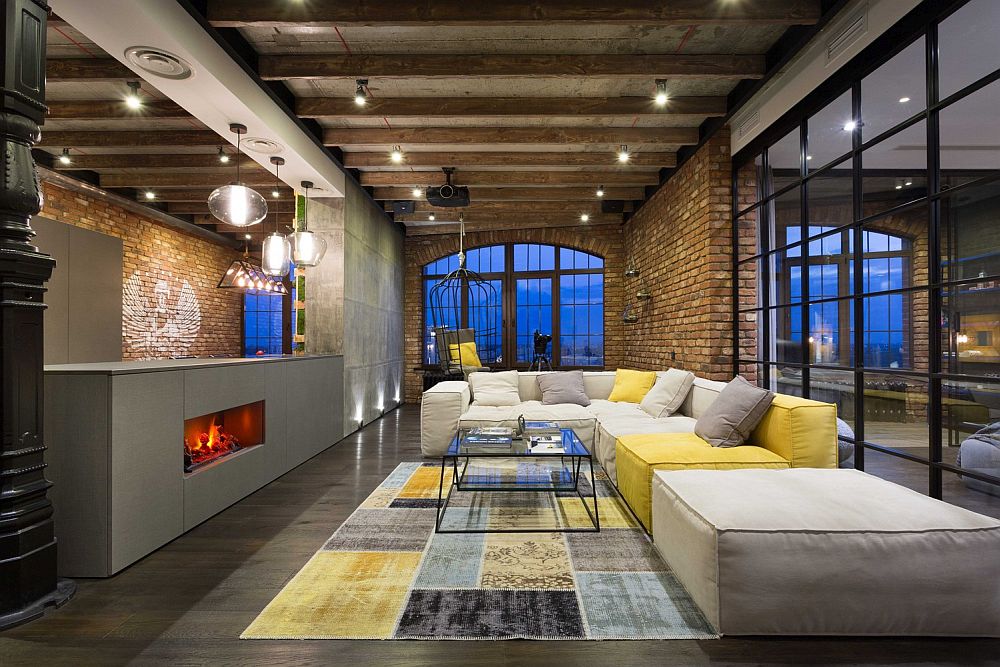 High-End Bachelor Pad Design: Stunning Loft in Kiev by MARTINarchitects