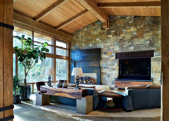 Eberl Residence: Organic Fusion of Rustic Beauty and Modern Luxury ...