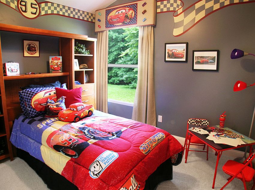 auto car bedroom fun theme and decor