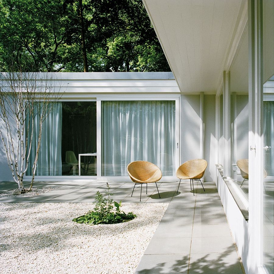 Central courtyard of the house is accessible from every room