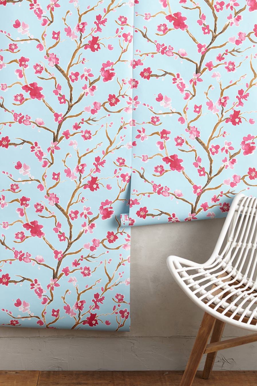 Cherry blossom wallpaper from Anthropologie