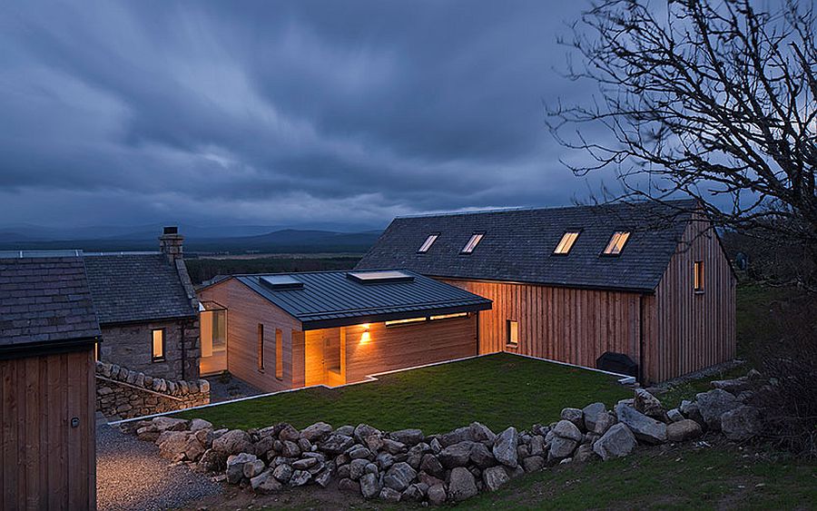 Revitalized Cottage in Stone and Wood Captures the Aura of Scottish