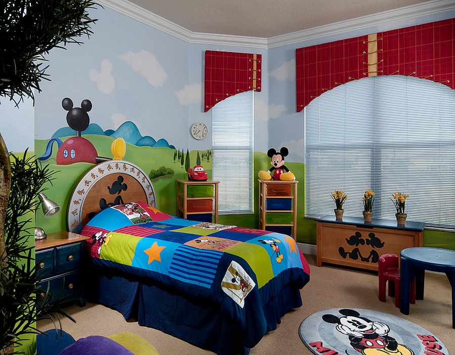 Mickey Mouse bedroom for adults. Want!  Mickey mouse bedroom, Disney  bedrooms, Disney room designs