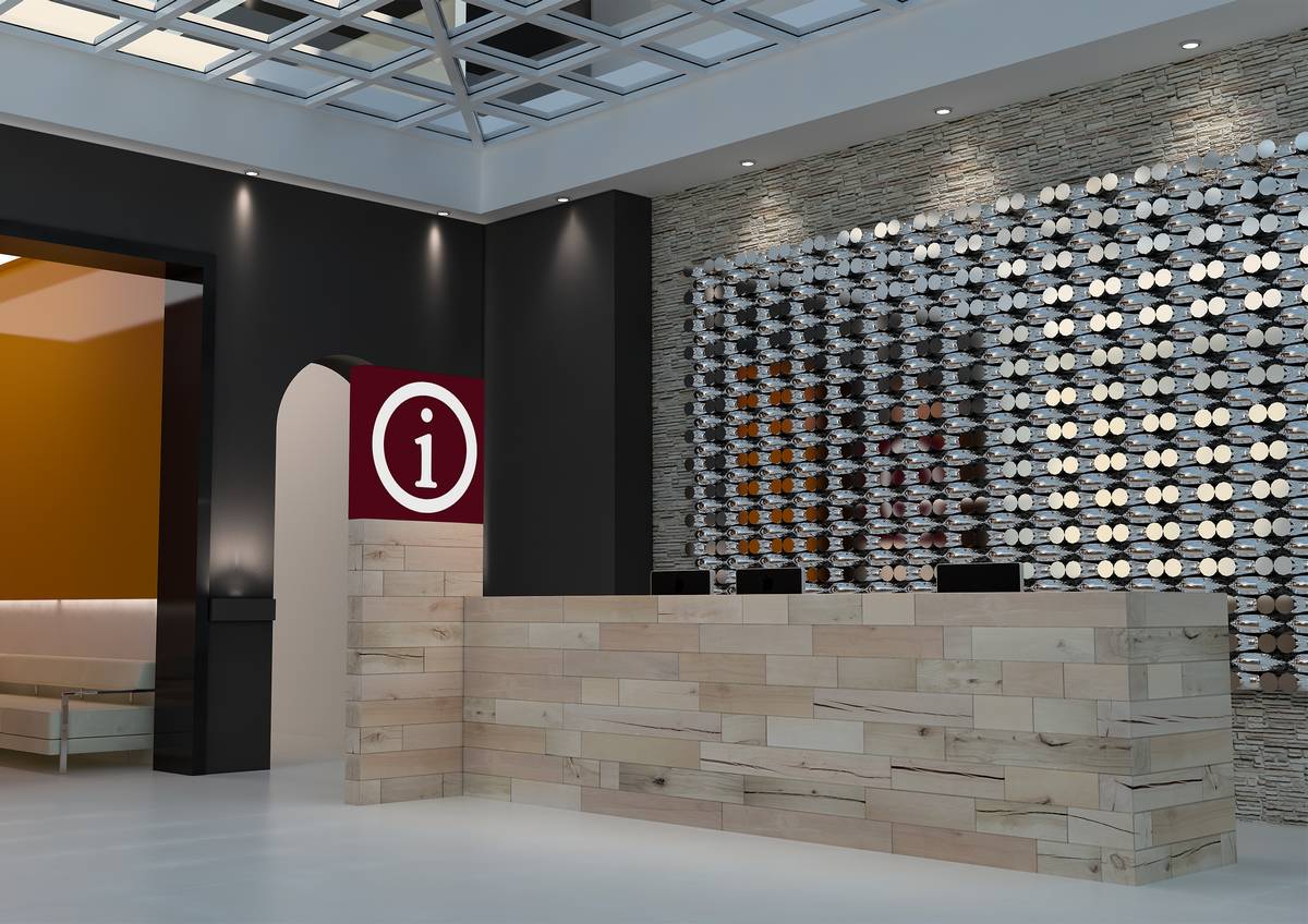 Craftwand reception desk design