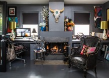 Dark-and-eclectic-home-office-is-a-bold-choice-217x155
