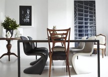 Dining-table-with-Panton-S-Chair-in-black-and-white-217x155