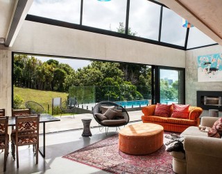 Industrial Ingenuity: Contemporary Auckland Home in Concrete, Steel and Glass